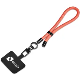 Altitude Atlier Wrist Phone Strap in Pouch - Coral Branded Strap
